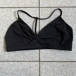 LULULEMON BLACK KNOTTED SPORTS BRA